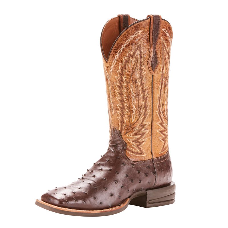 Ariat Western: Relentless Platinum Botas Western Hombre - Rojas Marrones (ZNIHW2508)